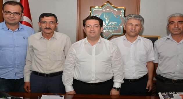 AĞAÇÖREN BELEDİYE BAŞKANI VE ŞEREFLİKOÇHİSAR İLÇE TEŞKİLAT BAŞKANI YAZGI’YI ZİYARET ETTİ