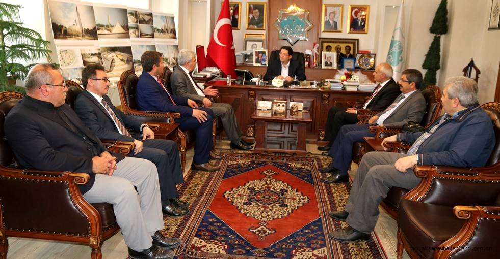 AHİLİK KOMİTESİ BAŞKAN HALUK ŞAHİN YAZGI’YI ZİYARET ETTİ