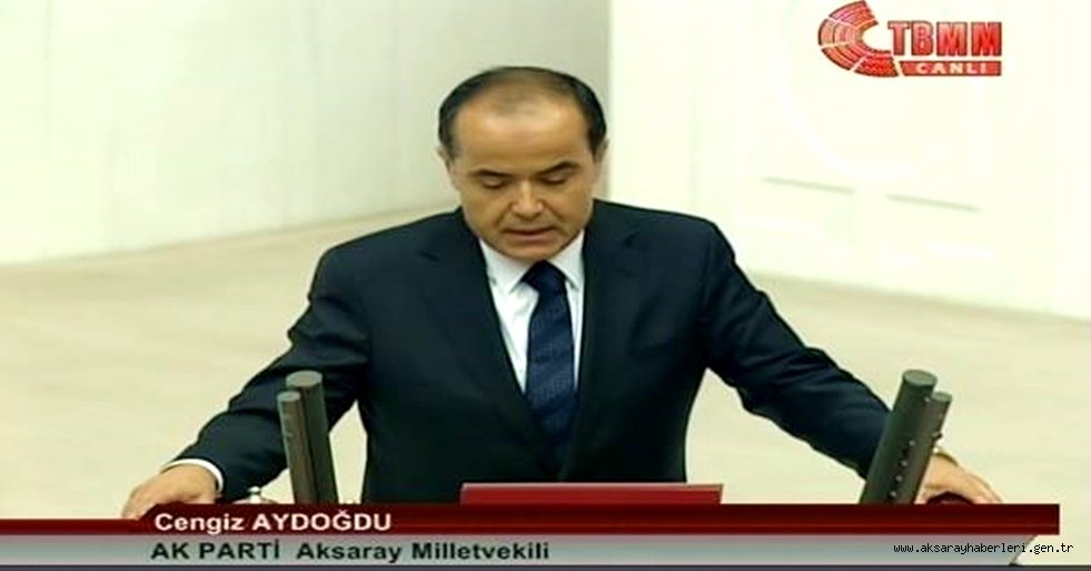 AK PARTİ AKSARAY MİLLETVEKİLİ AYDOĞDU, ‘HALKA SAVAŞ AÇAN TERÖR ÖRGÜTÜ PKK'DIR’