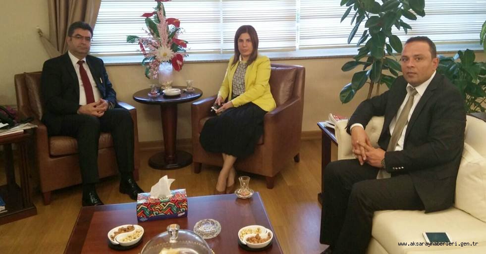 AK PARTİ GRUP BAŞKAN VEKİLİ VE İL BAŞKANINDAN MİLLİ EĞİTİM BAKAN YARDIMCISINA ZİYARET