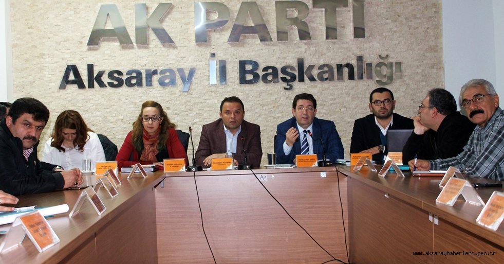 AK PARTİ YÖNETİM KURULU TOPLANTISINA BAŞKAN YAZGI DA KATILDI