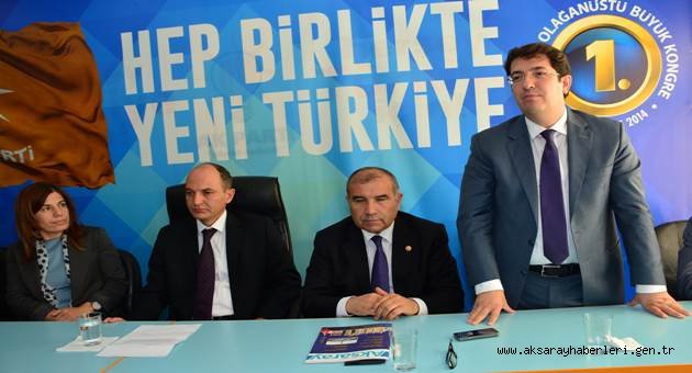 AKSARAY AK PARTİDE BAYRAMLAŞMA TÖRENİ