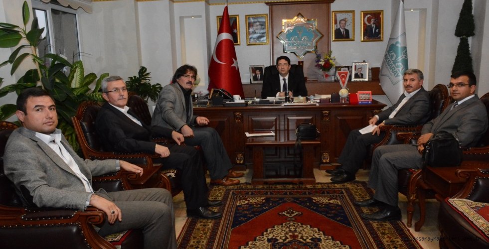 AKÇED VE SON PEYGAMBER PLATFORMU ve VETERİNER HEKİMLERİ ODASI’NDAN BAŞKAN YAZGIYA ZİYARET