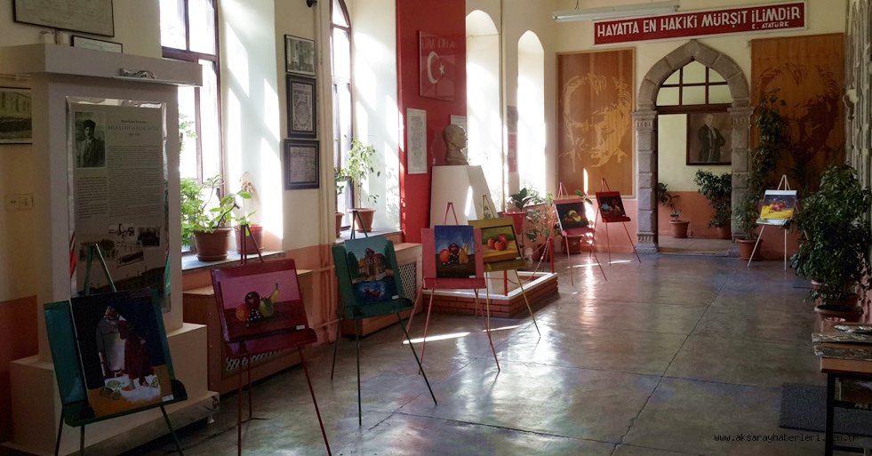 AKSARAY ANADOLU LİSESİ’NDEN “MUHTEŞEM YILSONU RESİM SERGİSİ”