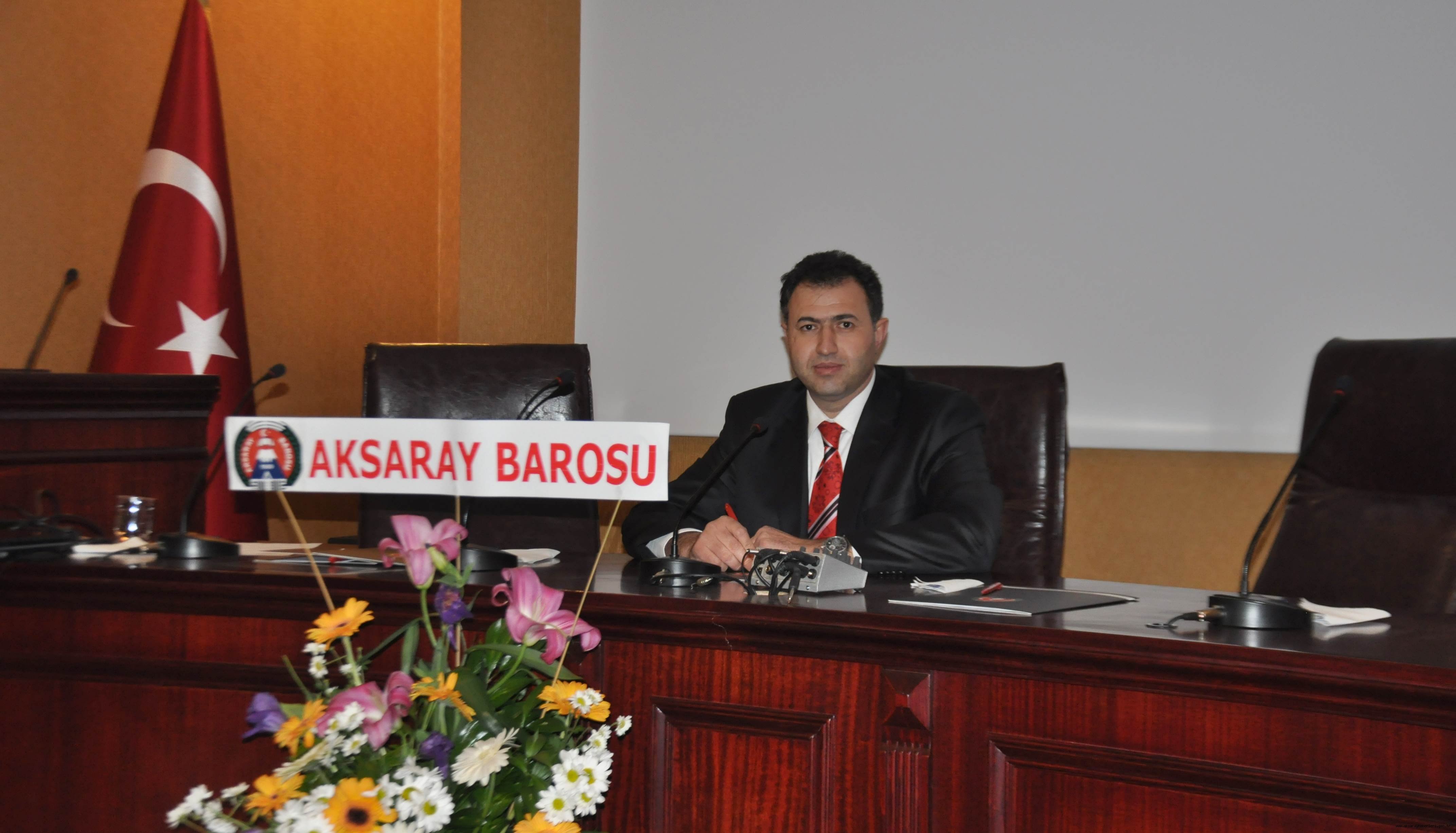 AKSARAY BARO BAŞKANI BOZKURT "ÖĞRETMEN VE MÜDÜR ATAMALARI HAKKANİYETE VE HUKUKA VE LİYAKATE UYGUN YAPILMALIDIR"