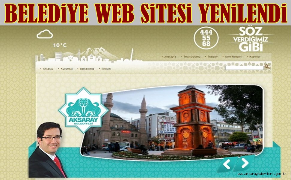 AKSARAY BELEDİYESİ’NİN WEB SİTESİ YENİLENDİ