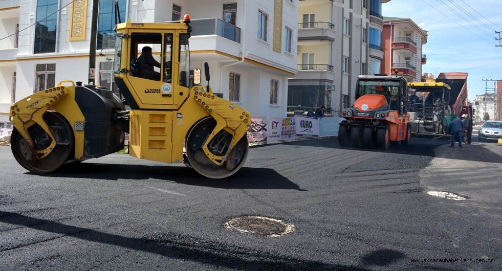 AKSARAY'DA ASFALT SEZONU AÇILDI