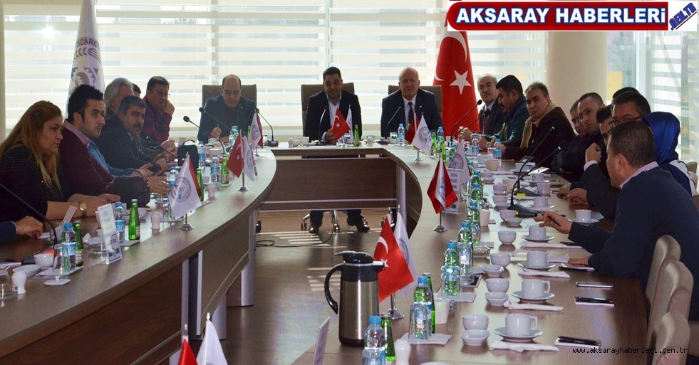 AKSARAY’DA  SİGORTA ACENTELERİ İSTİŞARE TOPLANTISI ATSO’DA YAPILDI