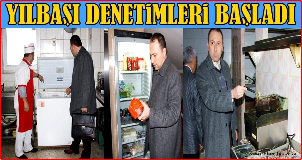 AKSARAY DA YILBAŞI DENETİMLERİ BAŞLADI