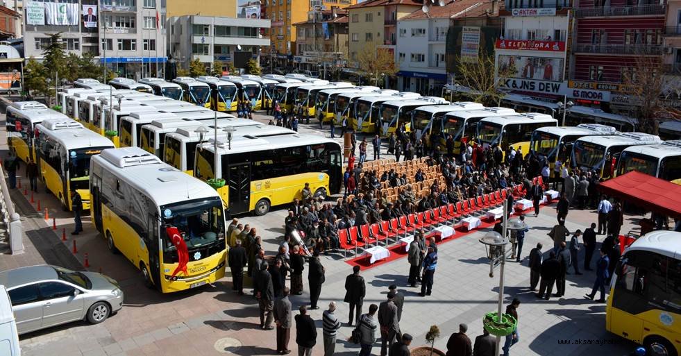 AKSARAY’DATOPLU ULAŞIMDA YENİ DÖNEM BAŞLADI