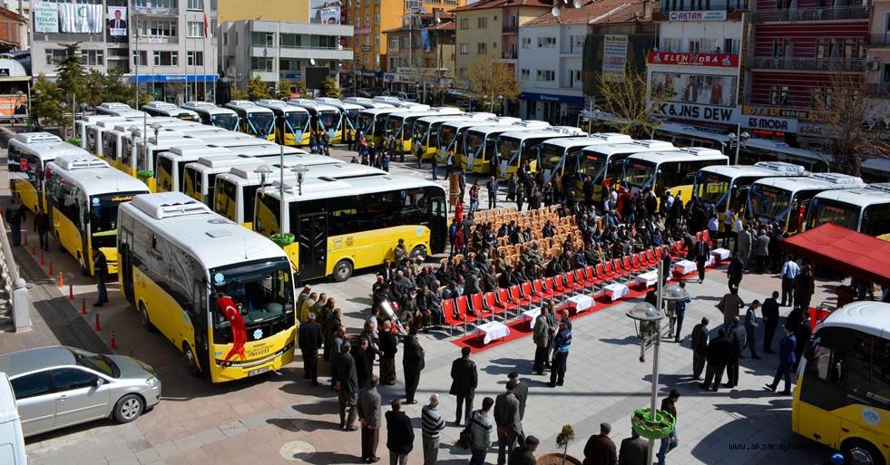 AKSARAY'DATOPLU ULAŞIMDA YENİ DÖNEM BAŞLADI 