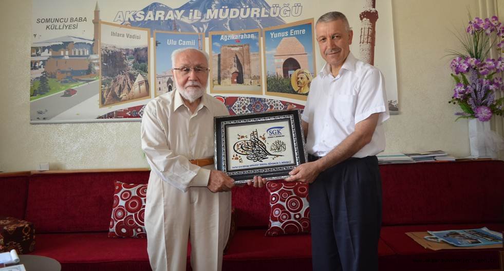 AKSARAY HASTANESİNDEN SG İL MÜDÜRLÜĞÜNE ZİYARET