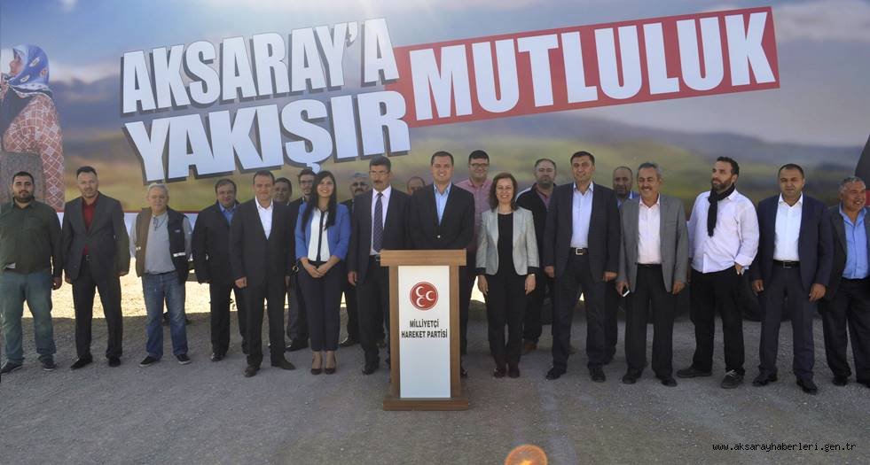 MHP'NİN HİZMET TIRI AKSARAY ORGANİZE SANAYİ'DE