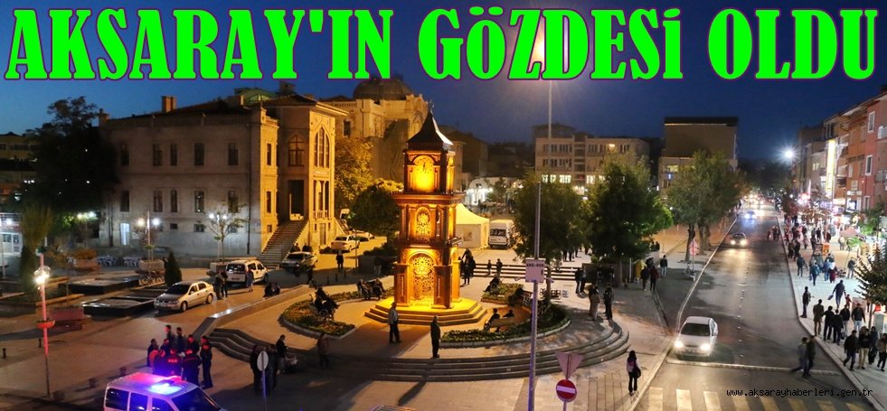AKSARAY SAAT KULESİ SOSYAL MEDYADA PAYLAŞIM REKORU KIRIYOR