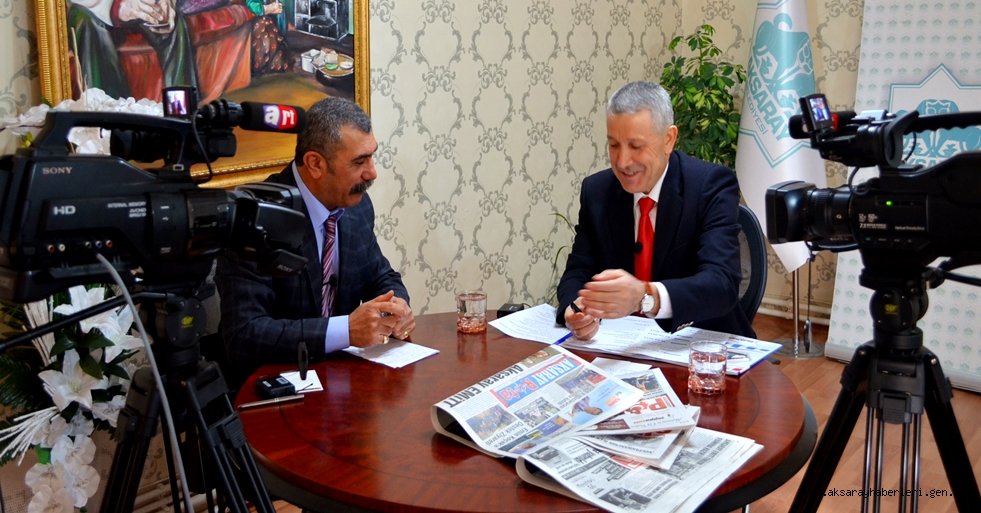 AKSARAY SG İL MÜDÜRÜ ART TV’ YE KONUK OLDU