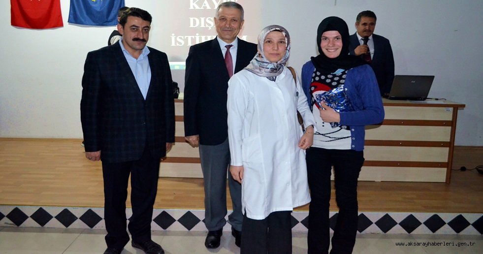 AKSARAY SGİM’ DEN  ANADOLU LİSESİ ÖĞRENCİLERİNE SEMİNER