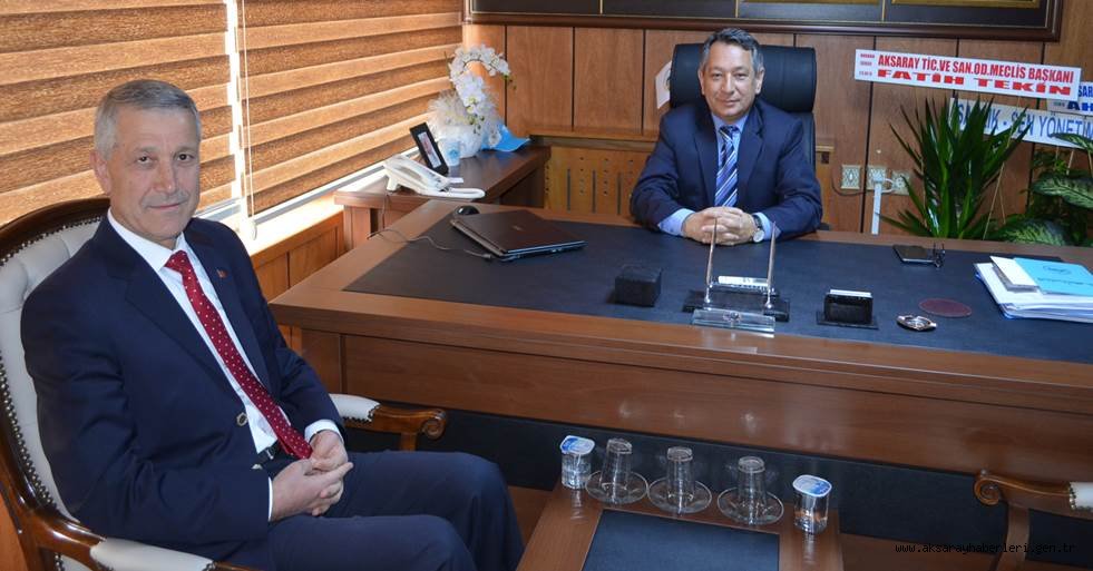 AKSARAY SGK’DAN  ÖZEL İDARE MECLİS BAŞKANI TÜZÜN’E ZİYARET