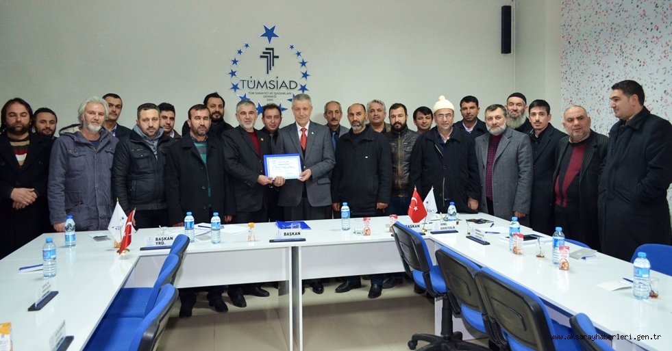 AKSARAY SGK İL MÜDÜRLÜĞÜ İLE TÜMSİAD TOPLANTI YAPTI