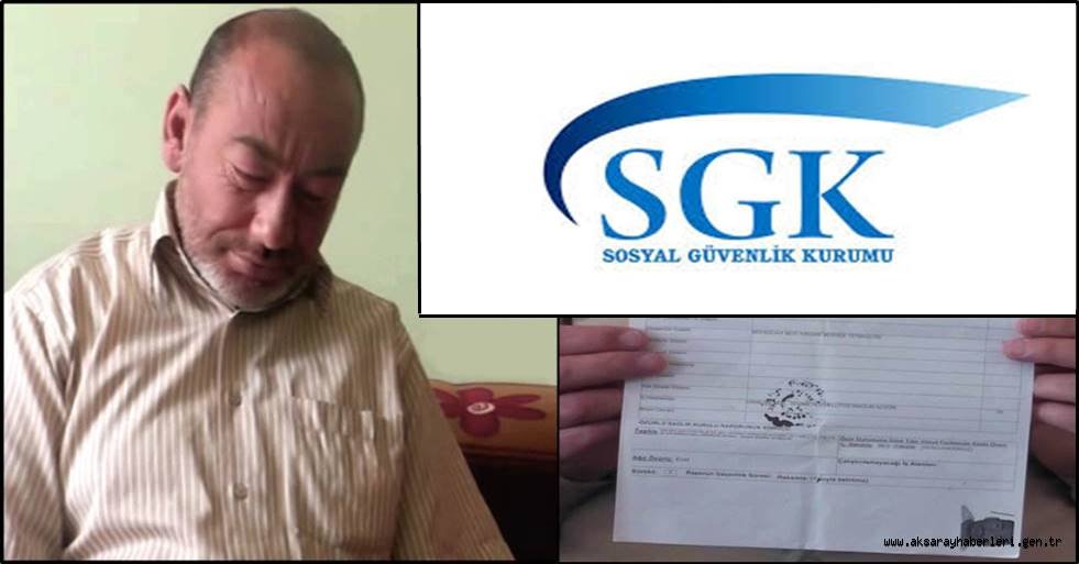 AKSARAY SGK İL MÜDÜRLÜĞÜNDEN EMEKLİ OLAMAYAN MURAT GÖLELİ HAKKINDA AÇIKLAMA