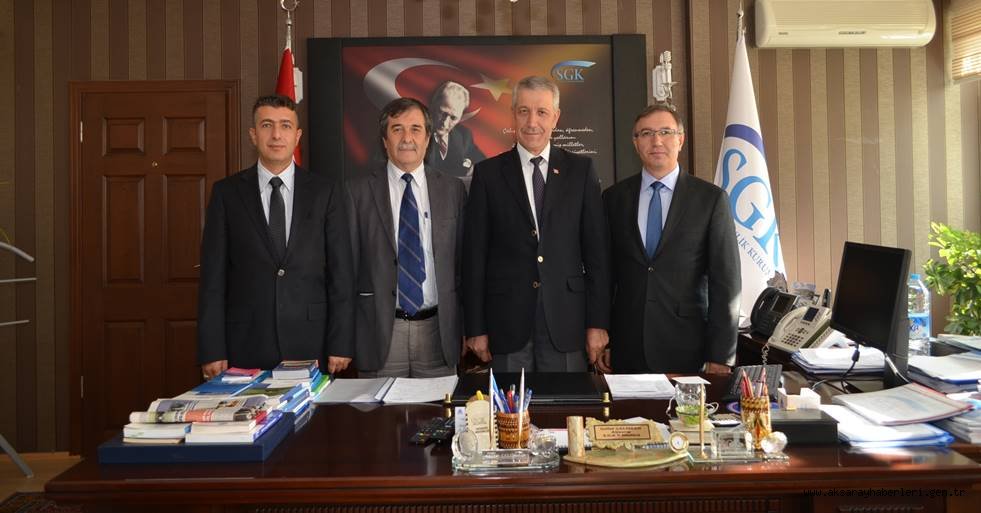 AKSARAY SOSYAL GÜVENLİK İLMÜDÜRÜ ÇALIŞKAN'A ZİYARET