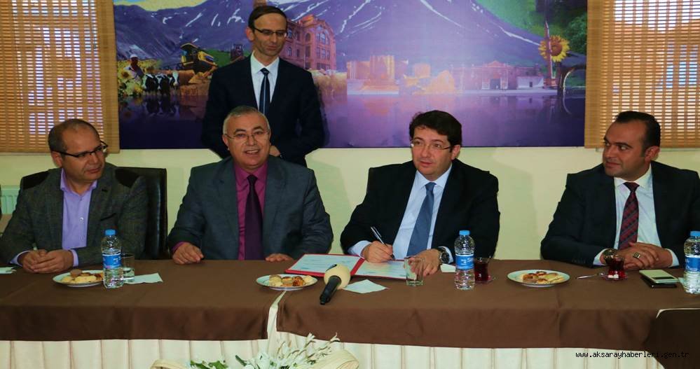 AKSARAY TİCARET BORSASI TARIM TİCARET MERKEZİ’NİN PROTOKOLÜ İMZALANDI
