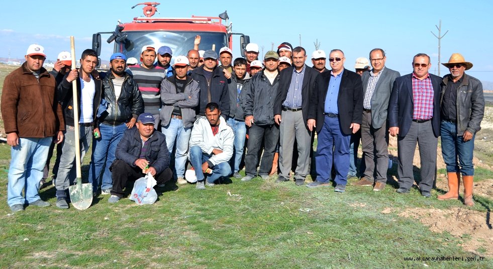 AKSARAY TİCARET BORSASI'NIN AĞAÇLANDIRMA PROJESİ DEVAM EDİYOR