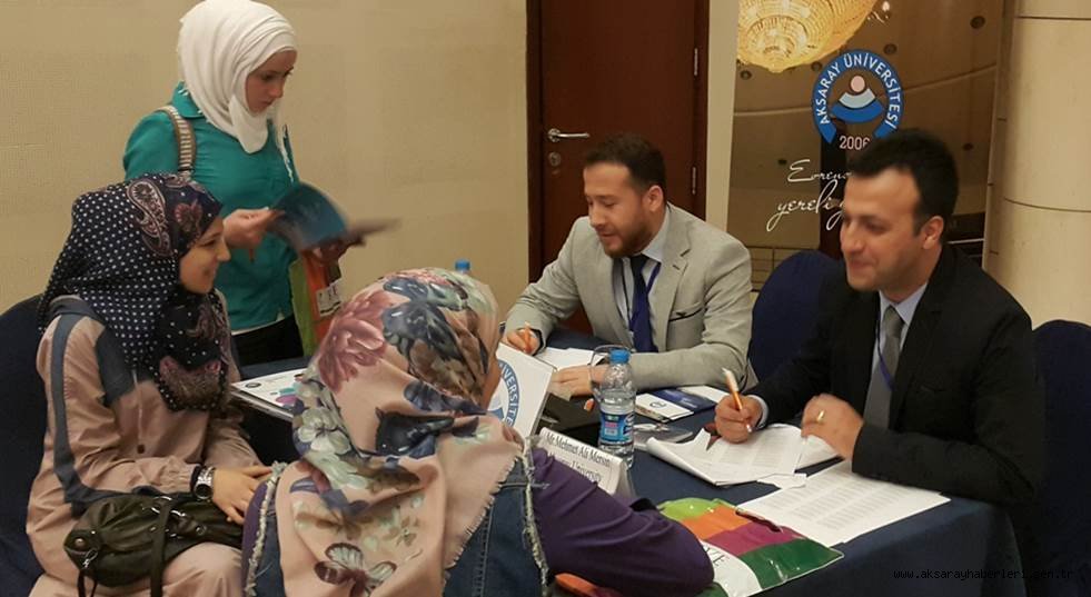 AKSARAY ÜNİVERSİTESİ ÜRDÜN’DEKİ FUARDA DÜNYAYA TANITILDI