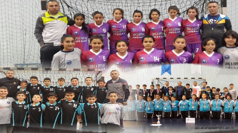 AKSARAY YUSUF HAKİKİ BABA ORTAOKULU HENTBOLDA İLKLERİN TAKIMI OLDU
