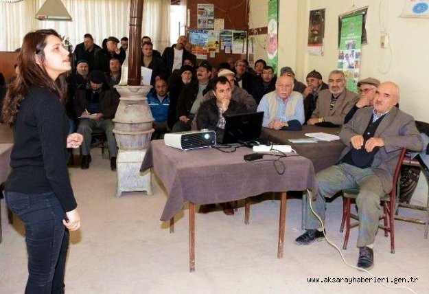 AKSARAY'DA ÇİFTÇİ EGİTİM PROĞRAMI ARALIKSIZ DEVAM EDİYOR