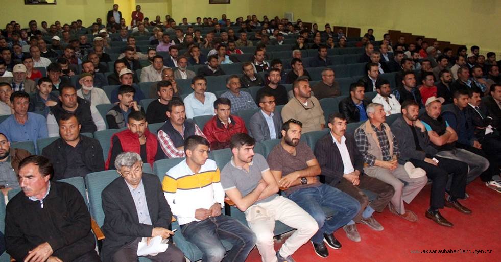 AKSARAY&#039;DA GENÇ ÇİFTÇİ DESTEK PROGRAMI BİLGİLENDİRME TOPLANTISI DÜZENLENDİ