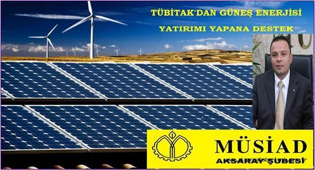 AKSARAY'DA GÜNEŞ ENERJİSİNE YATIRIM YAPANA 2,5 MİLYON TL