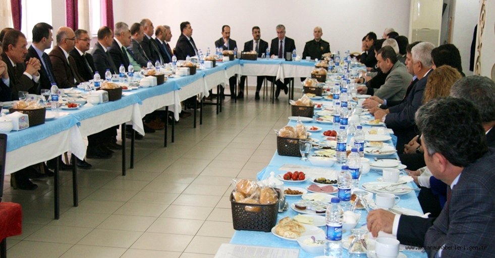 AKSARAY'DA ORTAK PAYLAŞIM VE GENEL DEĞERLENDİRME TOPLANTISI