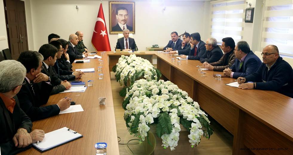 AKSARAY'DA SEÇİM GÜVENLİĞİ TOPLANTISI YAPILDI