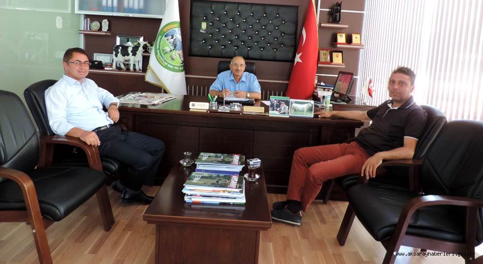AKSÜTBÜR VE AKZODER BAŞKANI ESAT ZENGİN’E, AKSARAY ZİRAAT MÜHENDİSLERİ ODASI BAŞKANI SERKAN KORAY ZEYBEK'DEN ZİYARET