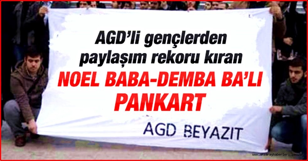 ANADOLU GENÇLİK DERNEĞİ ÜYESİ GENÇLERİN PANKARTI PAYLAŞIM REKORU KIRIYOR