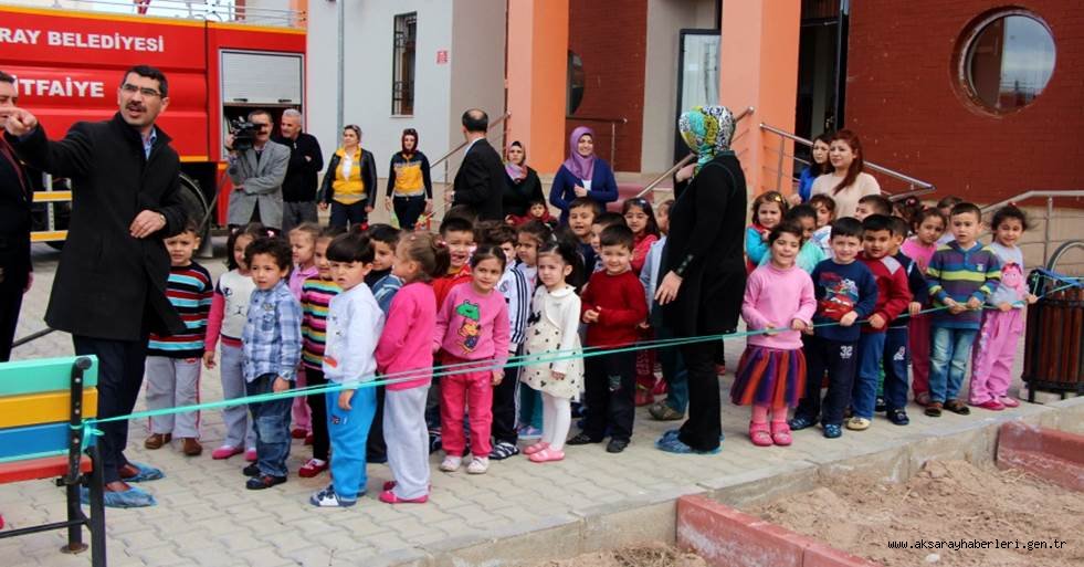 ANAOKULUNDA YANGIN VE DEPREM TATBİKATI