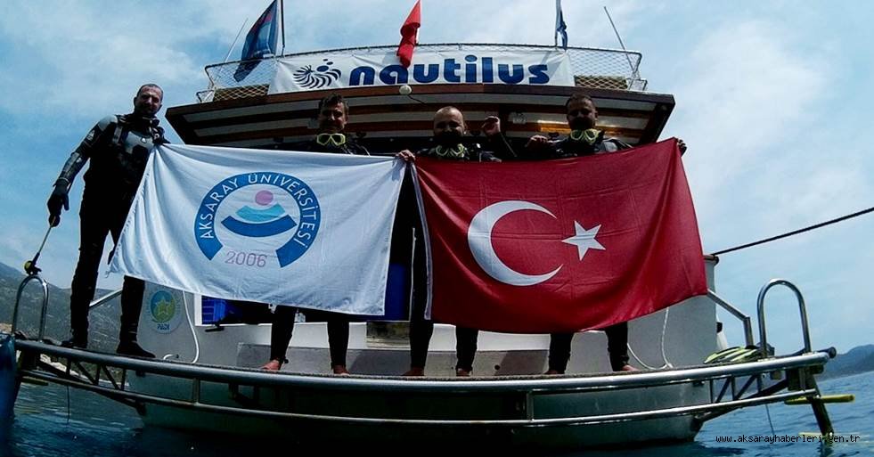 ASÜ-DOST ANTALYA'DA DALIŞ GERÇEKLEŞTİRDİ 