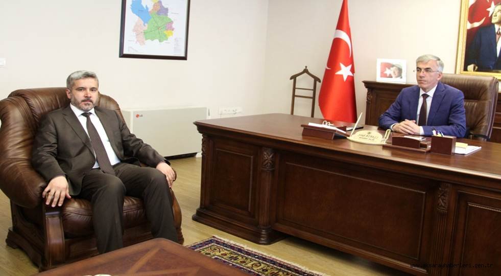 ASÜ'NÜN YENİ REKTÖRÜ ŞAHİN PROTOKOL ZİYARETLERİNDE BULUNDU