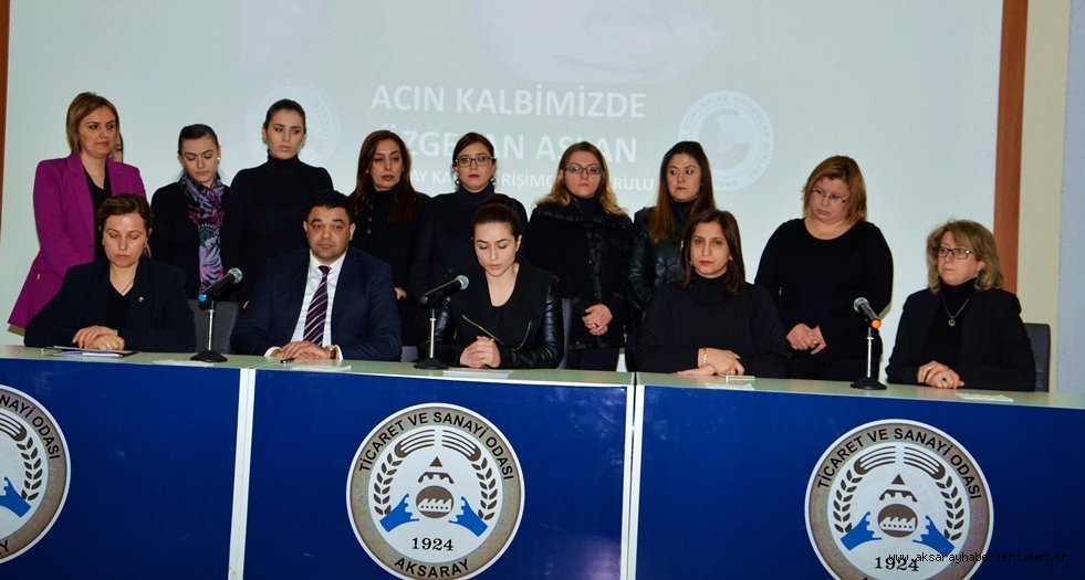 ATSO KADIN GİRİŞİMCİLER KURULU ÖZGECAN’I UNUTMADI