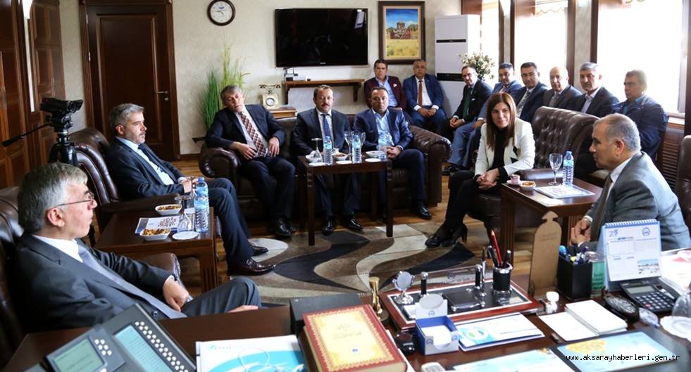 BAKAN ALABOYUN REKTÖR ŞAHİN’İ ZİYARET ETTİ