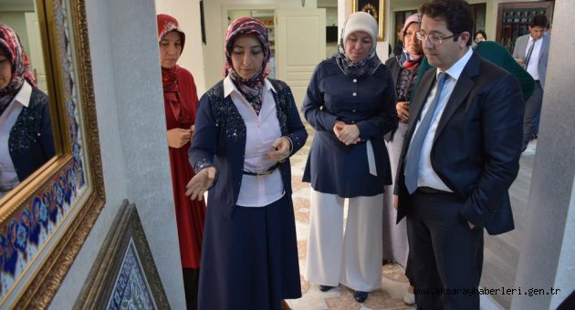 BAŞKAN HALUK ŞAHİN YAZGI AKMEK’TE İNCELEMELERDE BULUNDU