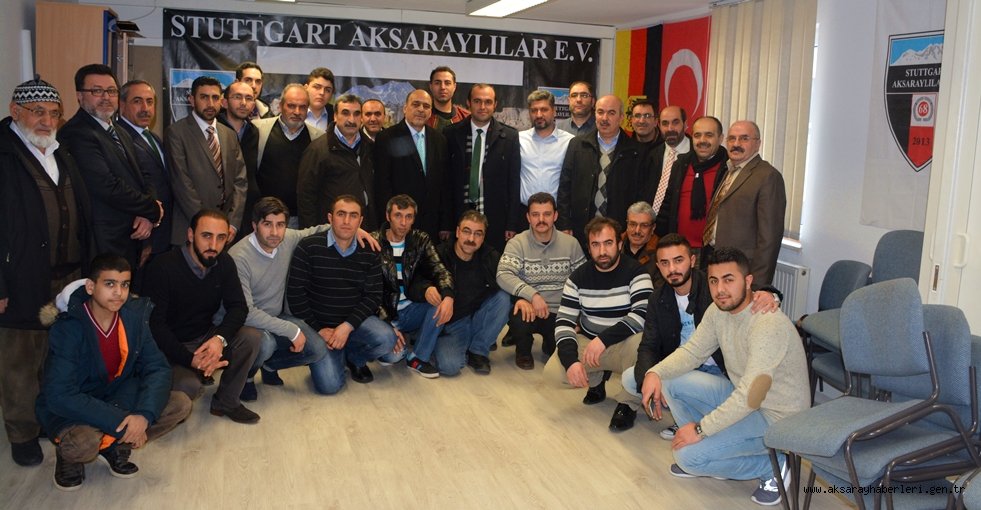BAŞKAN YARDICISI İLHAN, AVRUPA’DAKİ AKSARAY DENEKLERİYLE BULUŞTU