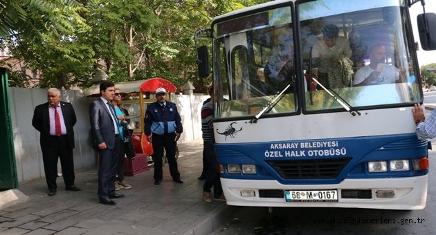 BAŞKAN YARDIMCISI BAYDAR'DAN HALK OTOBÜSÜ DENETLEMESİ