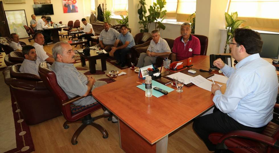 BAŞKAN YAZGI, 48 MAHALLENİN MUHTARIYLA BİR ARAYA GELDİ