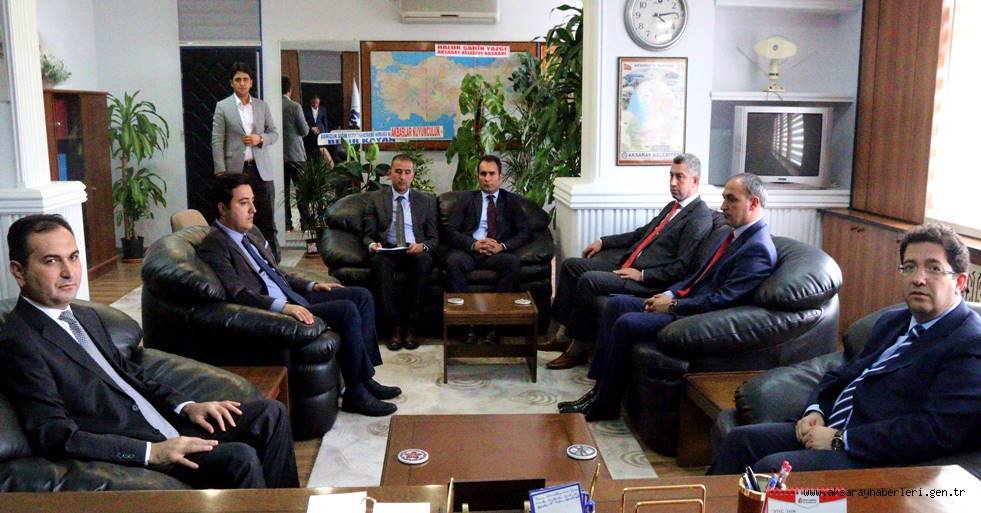 BAŞKAN YAZGI’DAN DEFTERDAR UĞUR ARSLAN’A ZİYARET