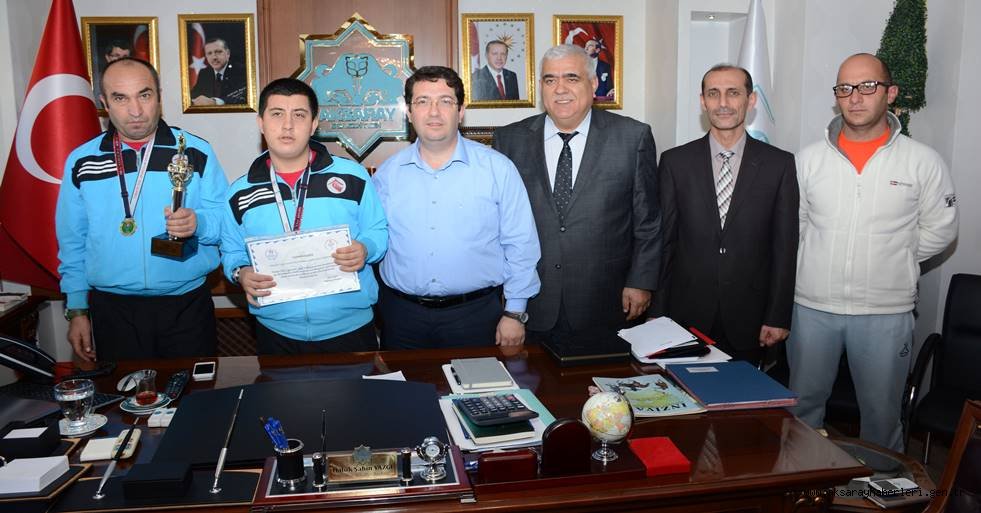 BAŞKAN YAZGI, ÖZEL SPORCULARIMIZ AKSARAY'IN GURUR KAYNAĞI