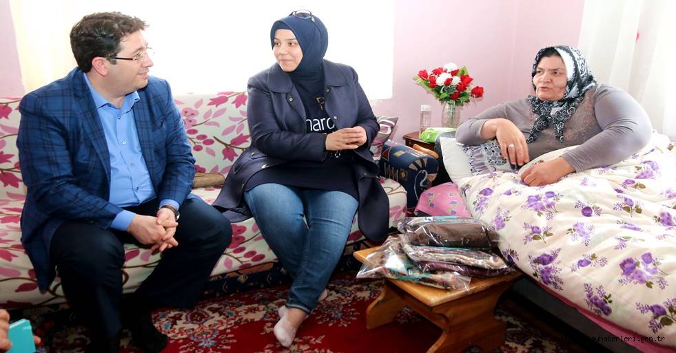 BAŞKAN YAZGI VE EŞİNDEN SÜPRİZ ZİYARET