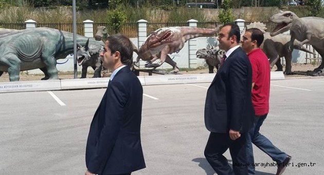 BELEDİYE BAŞKAN YARDIMCILARI İLHAN VE KARAHANCI ANKAPARK’TA GEZİ VE İNCELEME YAPTI