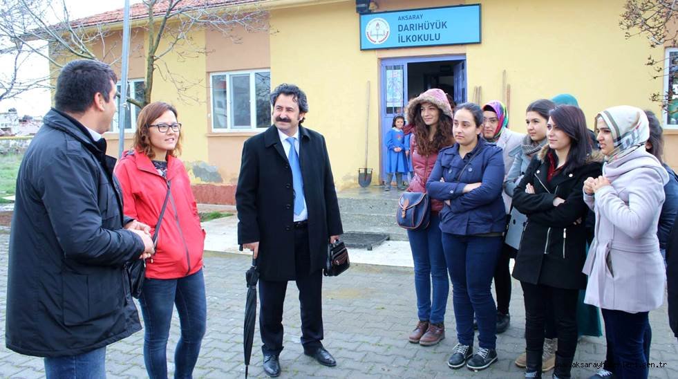 DARIHÜYÜK KÖYÜ İLKOKULU’NDA İMECE RUHU CANLANIYOR
