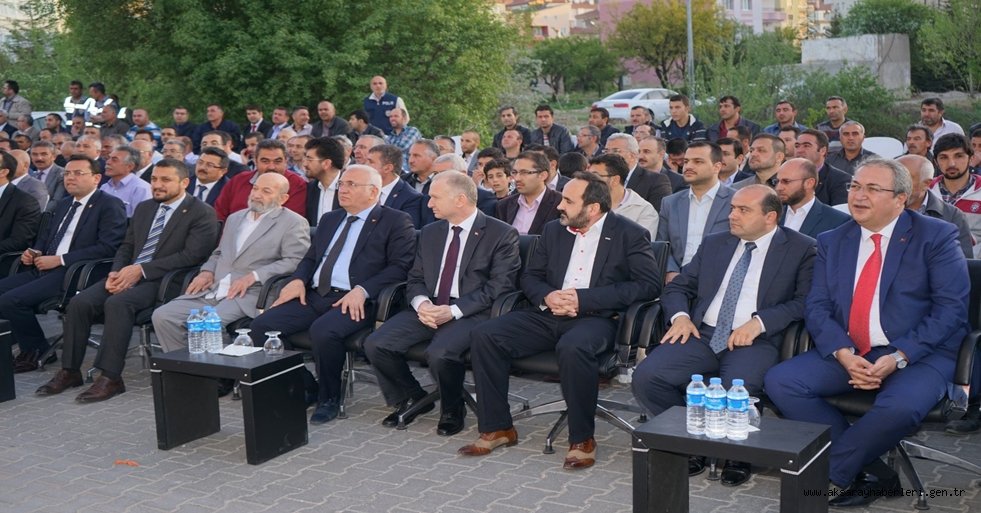 DERSİAD NEVŞEHİR ŞUBE HİZMET BİNASI EKONOMİ BAKANI ELİTAŞ’IN KATILDIĞI TÖRENLE AÇILDI